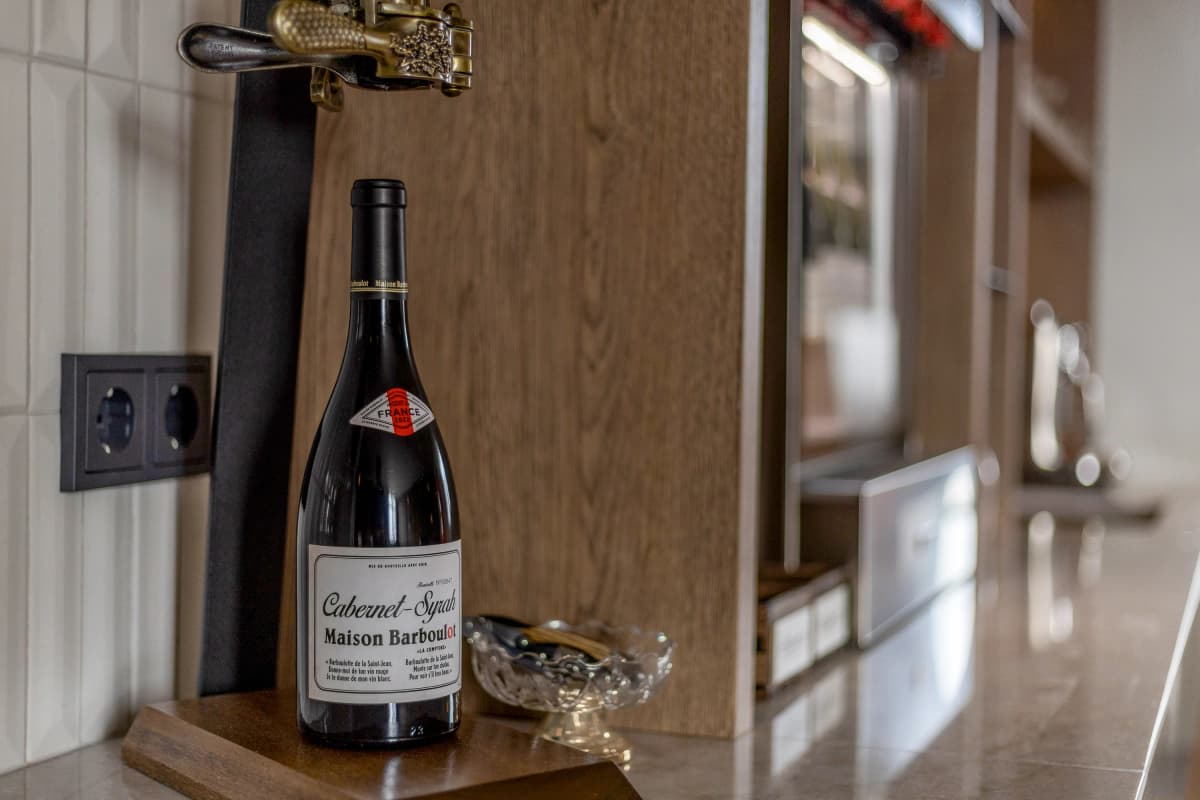 Wine Dispenser at bryggjan boutique hotel Akureyri